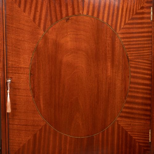 PAIR OF INLAID MAHOGANY CABINETS - ADDITIONAL PHOTO 7