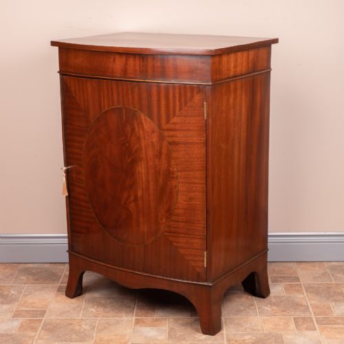 PAIR OF INLAID MAHOGANY CABINETS - ADDITIONAL PHOTO 9