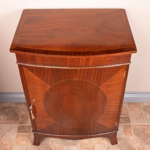 PAIR OF INLAID MAHOGANY CABINETS - ADDITIONAL PHOTO 12