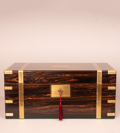 FINE QUALITY COROMANDEL WRITING SLOPE - ADDITIONAL PHOTO 1