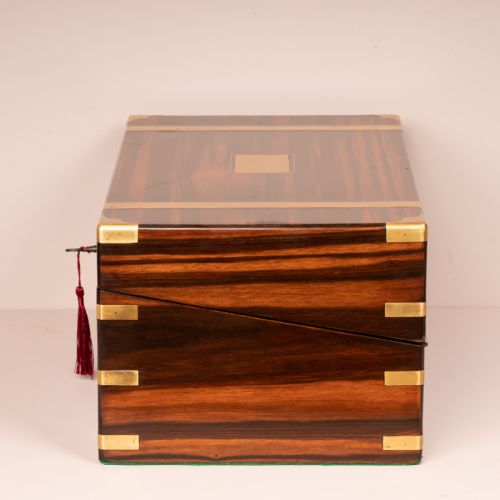 FINE QUALITY COROMANDEL WRITING SLOPE - ADDITIONAL PHOTO 4