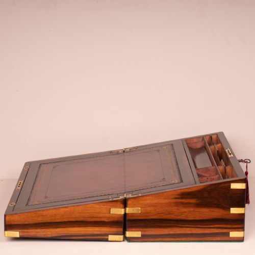 FINE QUALITY COROMANDEL WRITING SLOPE - ADDITIONAL PHOTO 6