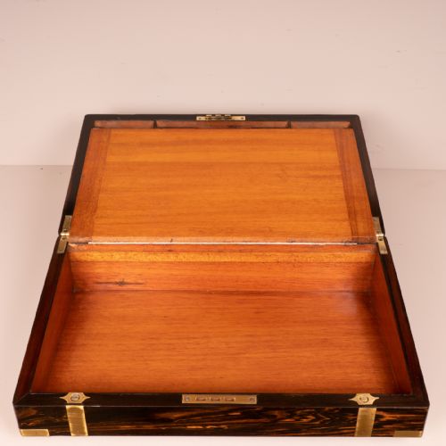 FINE QUALITY COROMANDEL WRITING SLOPE - ADDITIONAL PHOTO 10
