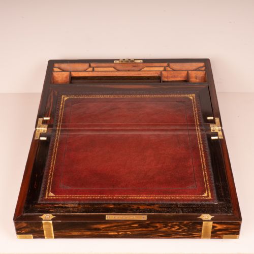 FINE QUALITY COROMANDEL WRITING SLOPE - ADDITIONAL PHOTO 11