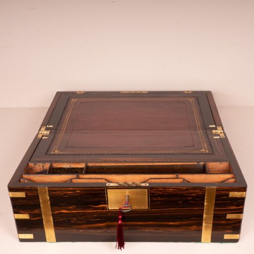 FINE QUALITY COROMANDEL WRITING SLOPE - ADDITIONAL PHOTO 16