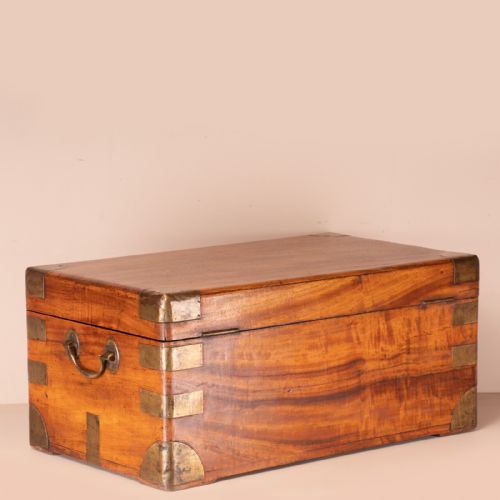 19THC SMALL CAMPHORWOOD TRUNK - ADDITIONAL PHOTO 4