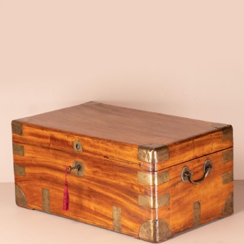 19THC SMALL CAMPHORWOOD TRUNK - ADDITIONAL PHOTO 6