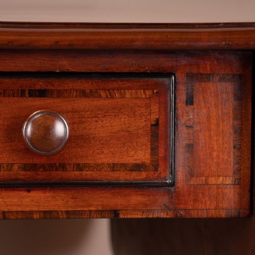 GOOD QUALITY REGENCY INLAID MAHOGANY PEMBROKE TABLE - ADDITIONAL PHOTO 12
