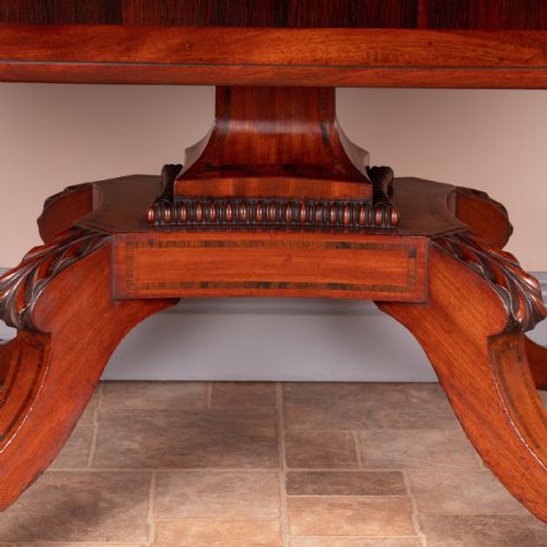 GOOD QUALITY REGENCY INLAID MAHOGANY PEMBROKE TABLE - ADDITIONAL PHOTO 16