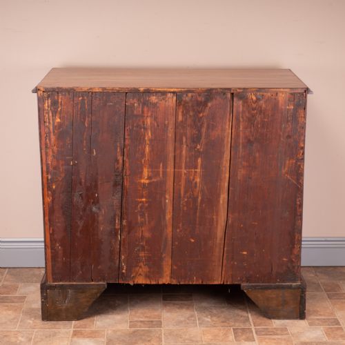 SMALL 19THC MAHOGANY CHEST OF DRAWERS - ADDITIONAL PHOTO 13