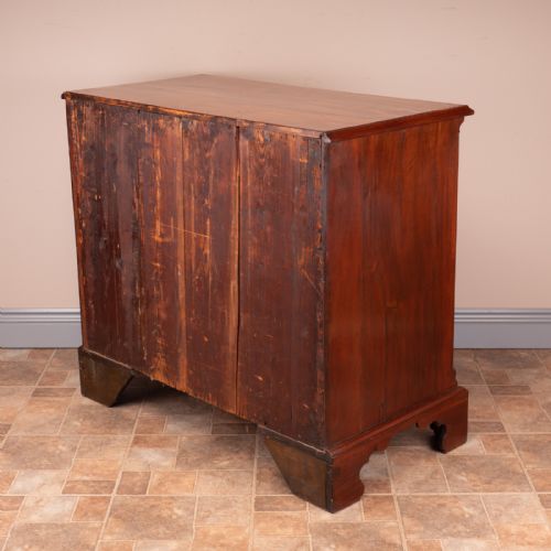 SMALL 19THC MAHOGANY CHEST OF DRAWERS - ADDITIONAL PHOTO 14