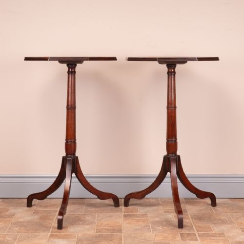 PAIR OF 19THC MAHOGANY OCCASIONAL TABLES - ADDITIONAL PHOTO 5