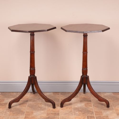 PAIR OF 19THC MAHOGANY OCCASIONAL TABLES - ADDITIONAL PHOTO 6