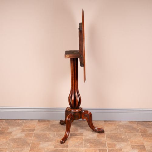 GOOD QUALITY VICTORIAN WALNUT CHESS TABLE - ADDITIONAL PHOTO 10