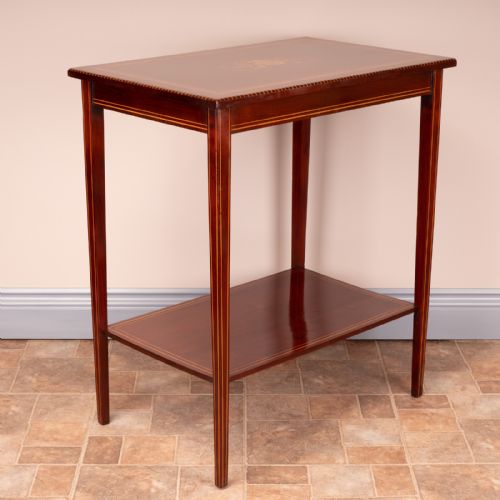 PAIR OF INLAID MAHOGANY OCCASIONAL TABLES - ADDITIONAL PHOTO 13