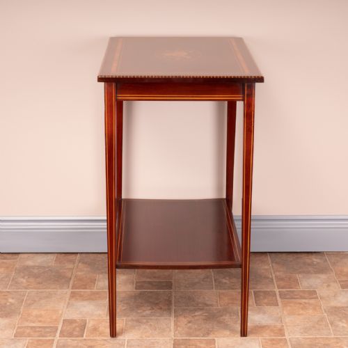 PAIR OF INLAID MAHOGANY OCCASIONAL TABLES - ADDITIONAL PHOTO 14