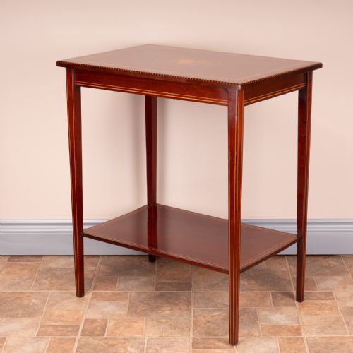 PAIR OF INLAID MAHOGANY OCCASIONAL TABLES - ADDITIONAL PHOTO 15