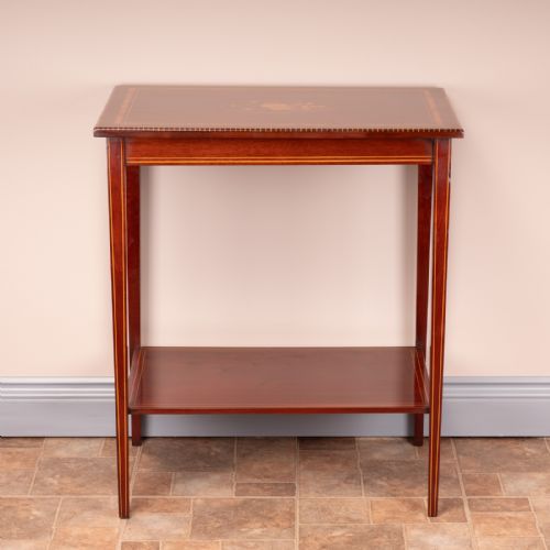 PAIR OF INLAID MAHOGANY OCCASIONAL TABLES - ADDITIONAL PHOTO 16