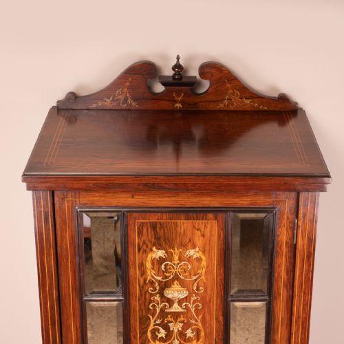 EDWARDIAN INLAID MUSIC CABINET - ADDITIONAL PHOTO 8