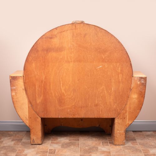 WALNUT AND MAPLE ART DECO DISPLAY CABINET - ADDITIONAL PHOTO 8