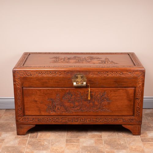 ORIENTAL CARVED TRUNK - ADDITIONAL PHOTO 10