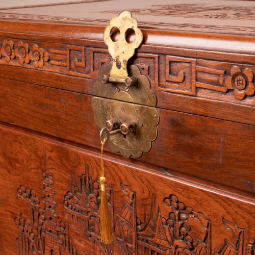 ORIENTAL CARVED TRUNK - ADDITIONAL PHOTO 15