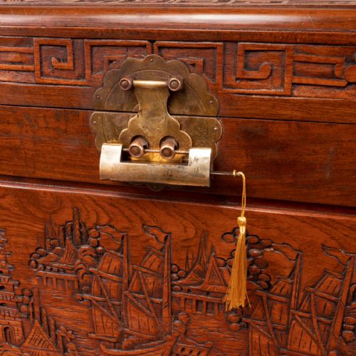 ORIENTAL CARVED TRUNK - ADDITIONAL PHOTO 16