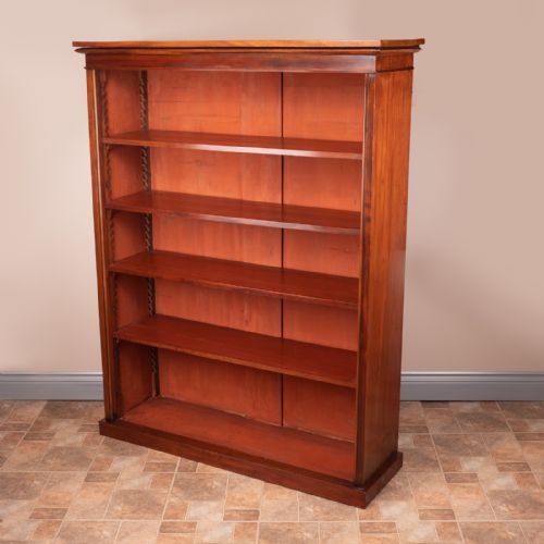 large mahogany bookcase - CATEGORY: ANTIQUE BOOKCASES - DATED VICTORIAN