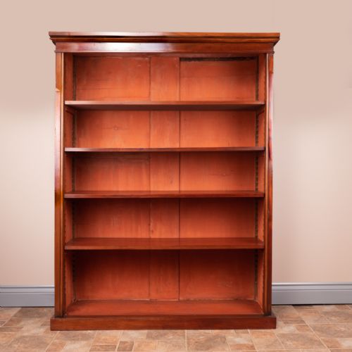 LARGE MAHOGANY BOOKCASE - ADDITIONAL PHOTO 1