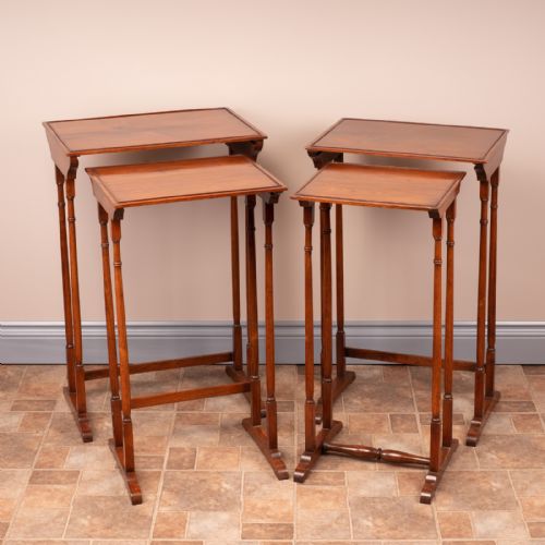 19THC ROSEWOOD QUARTETTO NEST OF TABLES - ADDITIONAL PHOTO 11