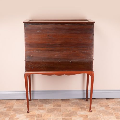 INLAID MAHOGANY DISPLAY CABINET - ADDITIONAL PHOTO 11