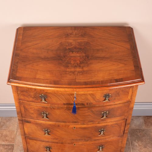 SMALL WALNUT CHEST OF DRAWERS - ADDITIONAL PHOTO 10