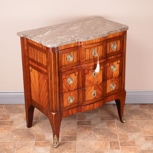 CONTINENTAL 3 DRAWERS COMMODE CHEST OF DRAWERS - ADDITIONAL PHOTO 3