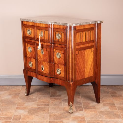 CONTINENTAL 3 DRAWERS COMMODE CHEST OF DRAWERS - ADDITIONAL PHOTO 7