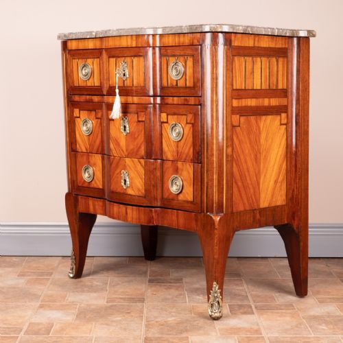 CONTINENTAL 3 DRAWERS COMMODE CHEST OF DRAWERS - ADDITIONAL PHOTO 9