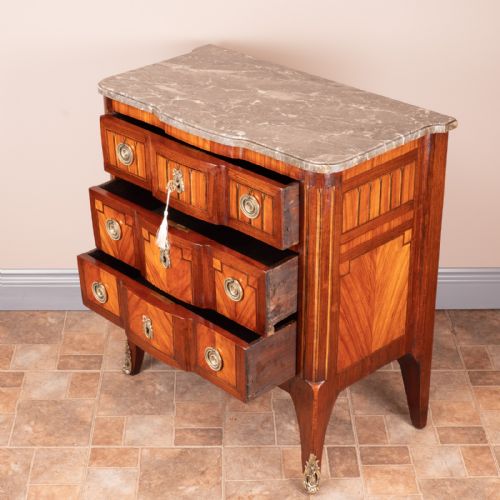 CONTINENTAL 3 DRAWERS COMMODE CHEST OF DRAWERS - ADDITIONAL PHOTO 10