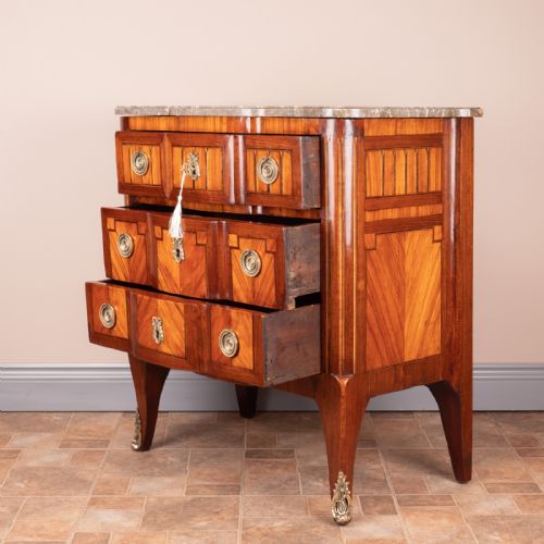 CONTINENTAL 3 DRAWERS COMMODE CHEST OF DRAWERS - ADDITIONAL PHOTO 11