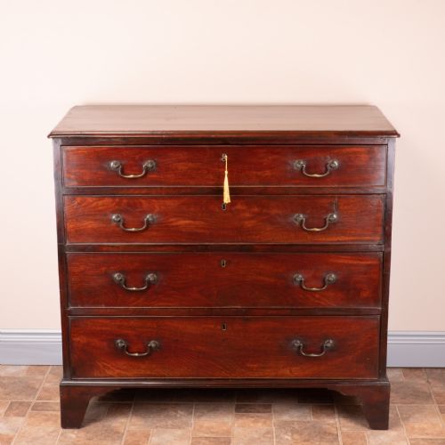 georgian mahogany chest of drawers - CATEGORY: ANTIQUE CHEST OF DRAWERS - DATED GEORGIAN