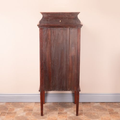 EDWARDIAN INLAID MAHOGANY CABINET - ADDITIONAL PHOTO 12