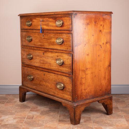 GEORGIAN MAHOGANY CHEST OF DRAWERS - ADDITIONAL PHOTO 6