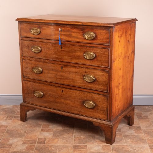GEORGIAN MAHOGANY CHEST OF DRAWERS - ADDITIONAL PHOTO 7