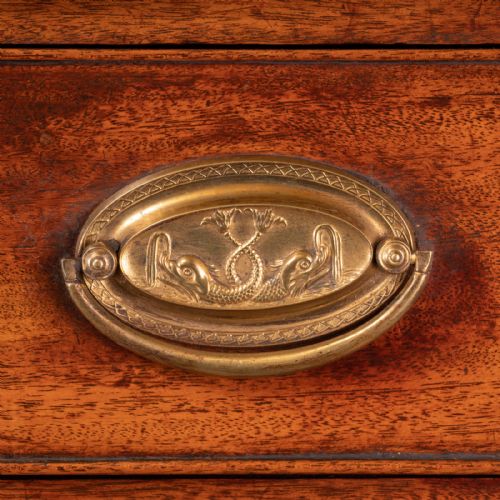 GEORGIAN MAHOGANY CHEST OF DRAWERS - ADDITIONAL PHOTO 15