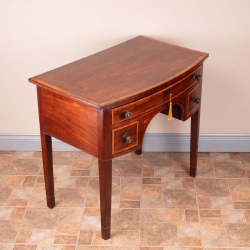 19THC INLAID MAHOGANY LOWBOY - ADDITIONAL PHOTO 4