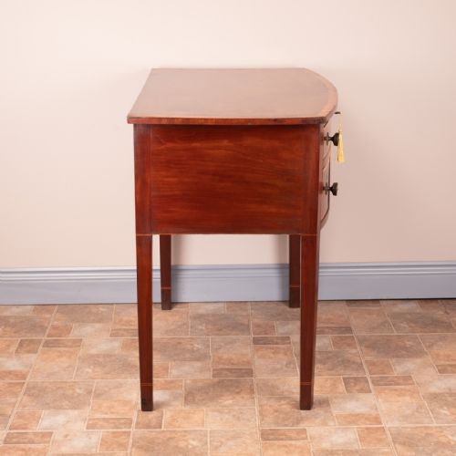 19THC INLAID MAHOGANY LOWBOY - ADDITIONAL PHOTO 5