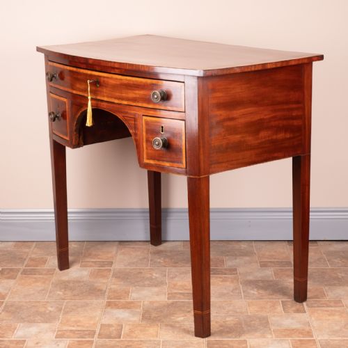 19THC INLAID MAHOGANY LOWBOY - ADDITIONAL PHOTO 7