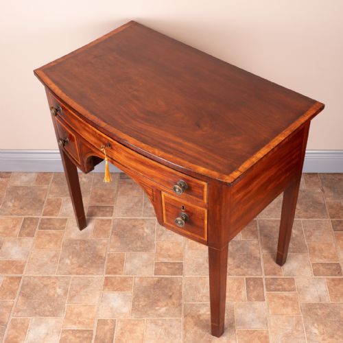 19THC INLAID MAHOGANY LOWBOY - ADDITIONAL PHOTO 11