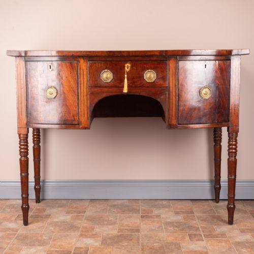 REGENCY INLAID MAHOGANY SIDEBOARD - ADDITIONAL PHOTO 1