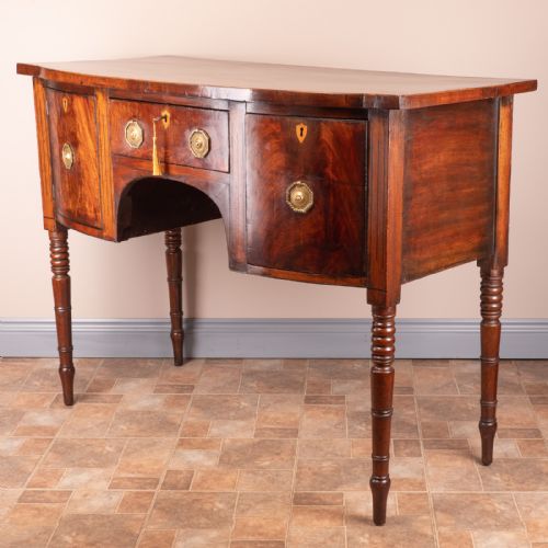 REGENCY INLAID MAHOGANY SIDEBOARD - ADDITIONAL PHOTO 3