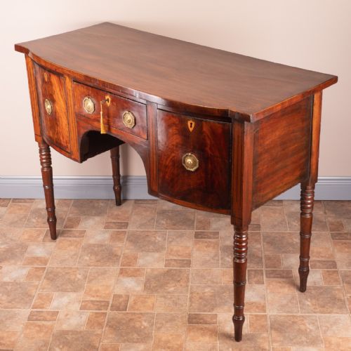 REGENCY INLAID MAHOGANY SIDEBOARD - ADDITIONAL PHOTO 4