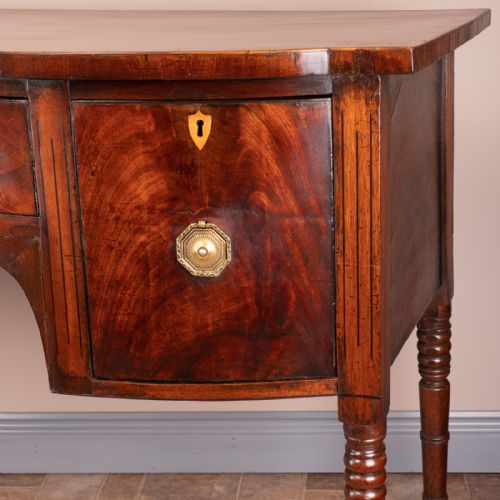 REGENCY INLAID MAHOGANY SIDEBOARD - ADDITIONAL PHOTO 9